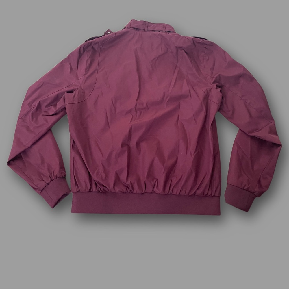 Members Only Maroon Men’s Classic Iconic Racer Jacket - Picture 3 of 11